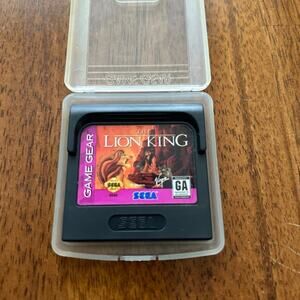 Sega Game Gear Lion King Game